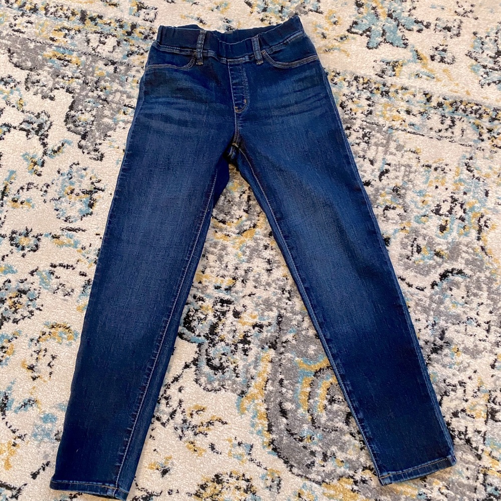 Uni-Qlo pull on skinny jeans for Girls size 7-8